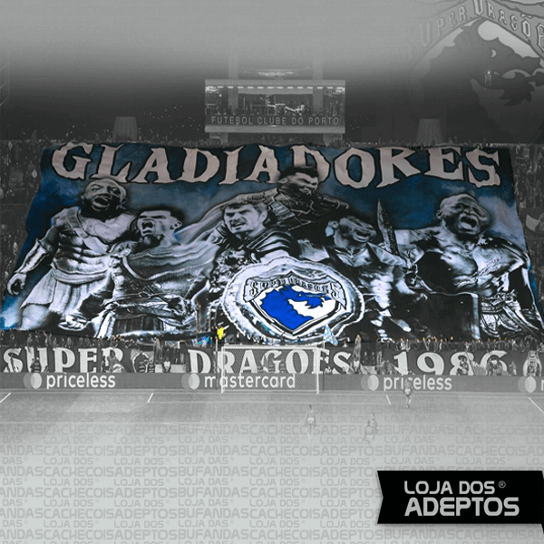 Tifo Super Dragões Gladiadores